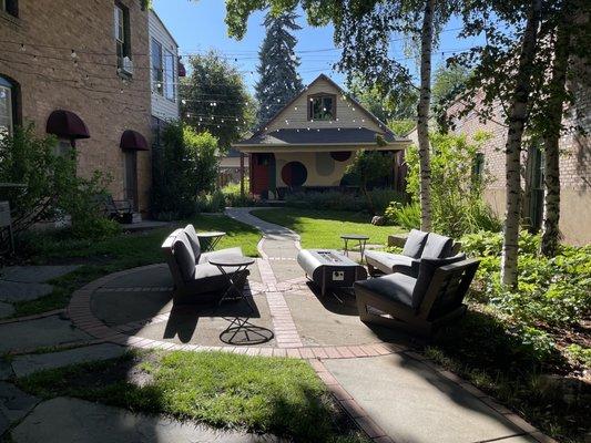 Beautiful courtyard.