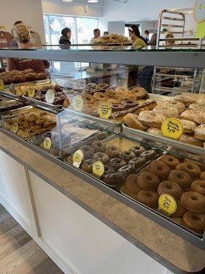 All the donuts are vegan + GF!