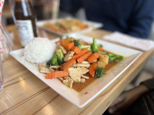 Pad Broccoli with chicken