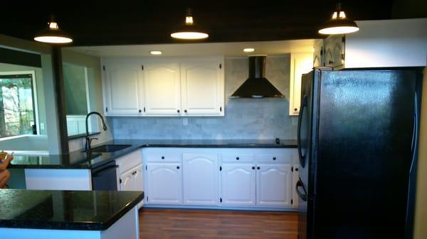 Full kitchen remodel on Bambury court, Redding, CA.