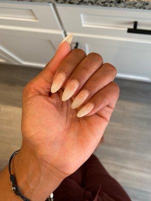 Dip powder natural ombré on my real nails.