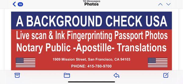 Background Check USA-Notary- Apostille