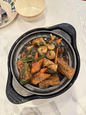 Seafood Tofu Stone Pot