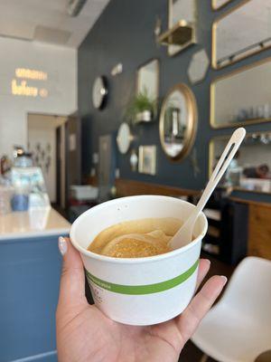 Dulce de leche affogato