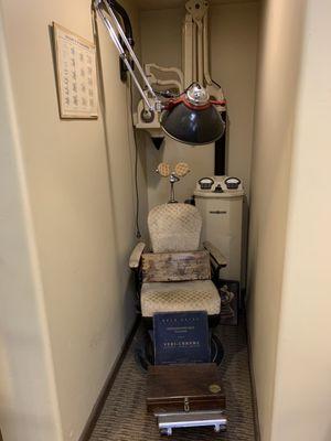 Very cool old dentist office chair