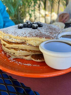 Blueberry pancakes