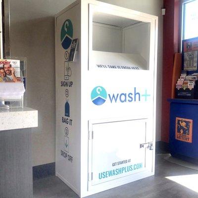 Wash+ Dropboxes located at participating Kim's Convenience Stores!