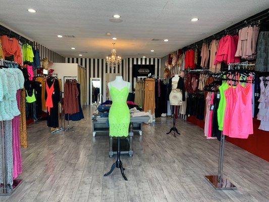 Inside boutique