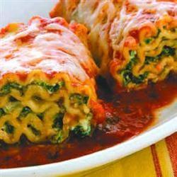 Pesto Lasagna Rolls By Romeos Catering