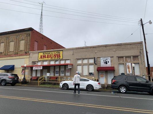 Front of building