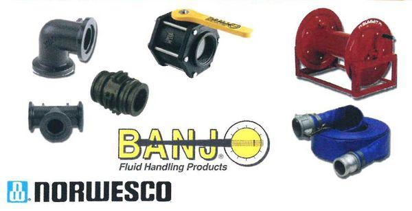 Fittings, Valves & Hose by Norwesco and Banjo