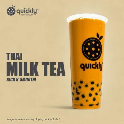 Thai Milk Tea with Boba.