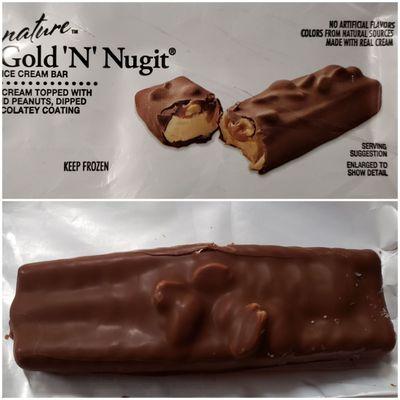 Schwan's Gold 'N' Nugit. The picture says it all. It has gone from bad to ridiculous.