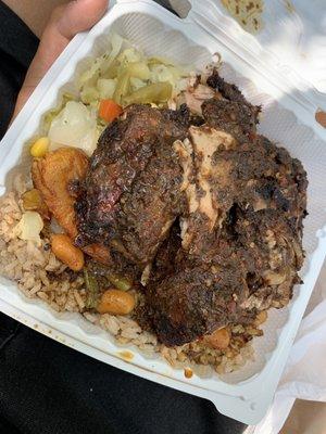 Jerk chicken meal - medium!