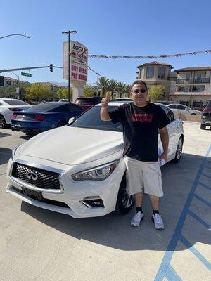 Yay!!! Congrats on your new Infiniti