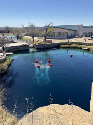 Upper view of water