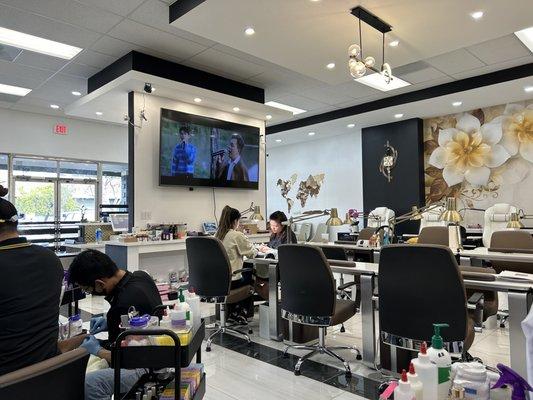 Inside Nail Salon