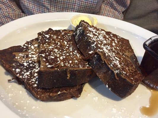 Homemade Raisin Bread French Toast - thick and hearty