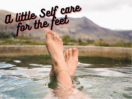 A little self care for the feet.  Come see us at Idaho Foot & Ankle Associates.