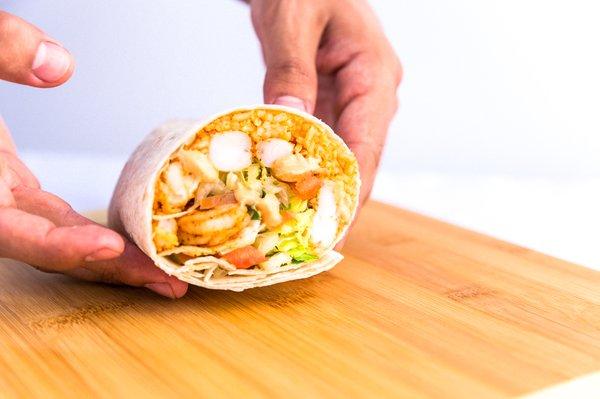 Grilled Shrimp Burrito