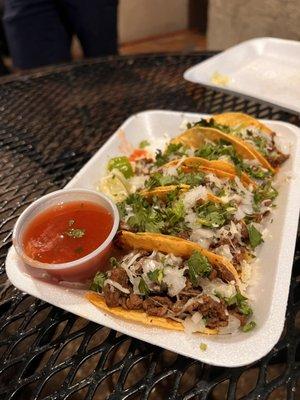 Carne asada tacos