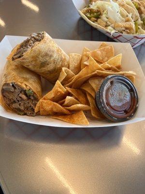 Steak & cheese wrap