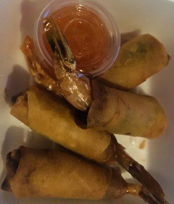 Shrimp egg rolls