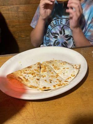 Steak and cheese quesadillas