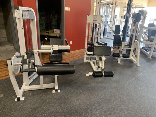 Life fitness and Body Master Leg Equipment