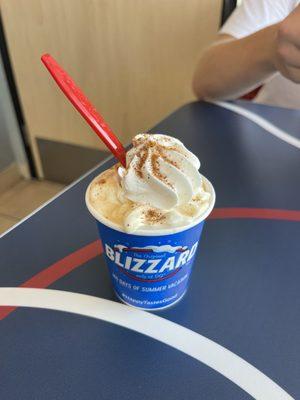 Mini Pumpkin Pie Blizzard