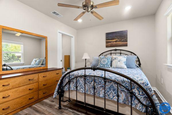 Gorgeous bedroom in a MIL suite!