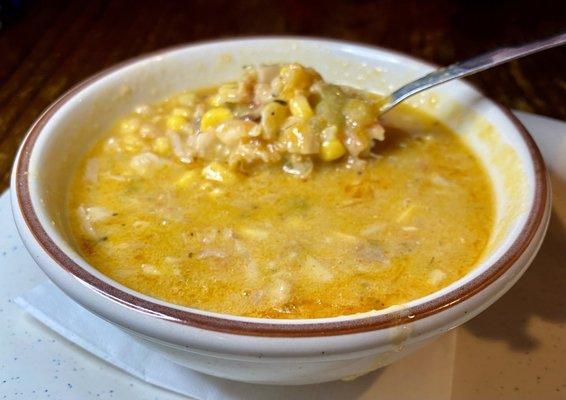 Seafood corn chowder