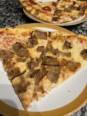 Sausage pizza