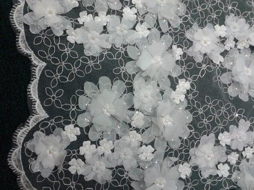 Beaded Lace Fabric