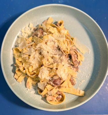 truffle mushroom fettuccine