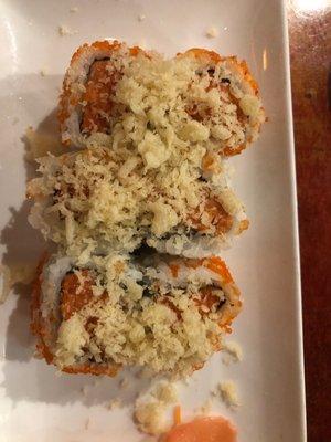 Spicy crunchy tuna roll