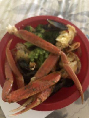 #2 combo & Cleaned (Sauteed) Maryland Crab Platters