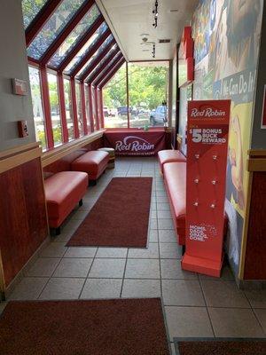 Indoor waiting area.