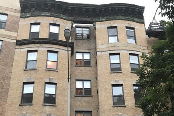 Renovations of a five-story multi-family NYC building with 15 apartments, new interior layout, new kitchen and bathrooms.