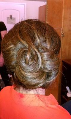 Bridal up do