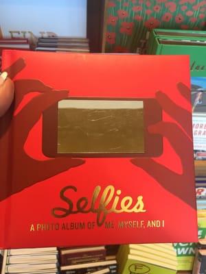 Selfie book! So funny!