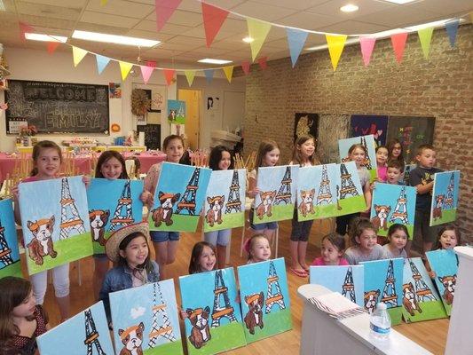 Canvas painting parties