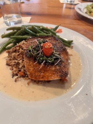 Blackened red fish