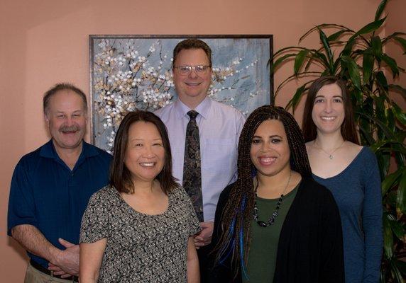 Our 2019 team: Dr. Early, Steve, Angela, Janice, Lovey