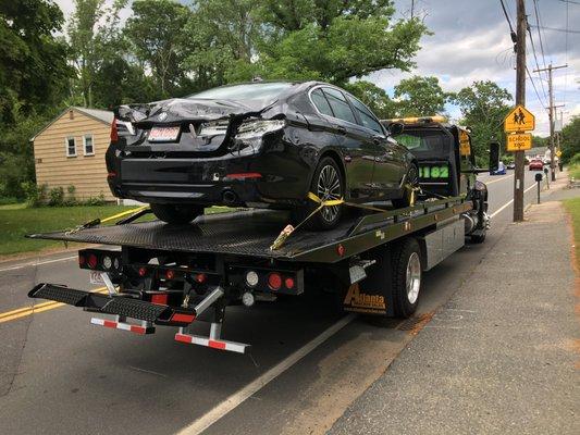 People, watch out for falling trees, and limbs. This poor guy, came out to find that the tree in his yard had fell on his car.