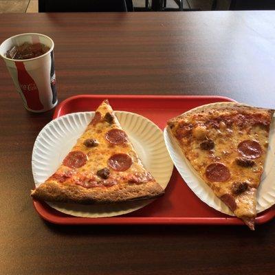 Tuesday Special - 2 slices + drink.  $6