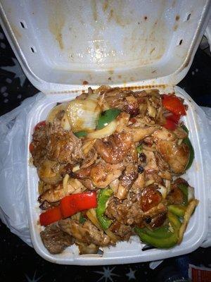 #23 teriyaki beef and chicken