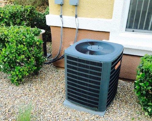 Air conditioning installation