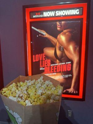 Popcorn and Love Lies Bleeding