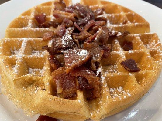 Bacon waffle